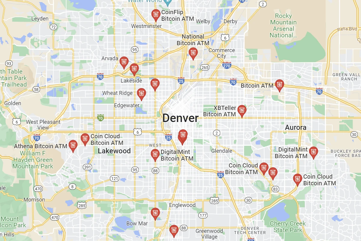 Bitcoin ATM Near Me - Denver, Colorado