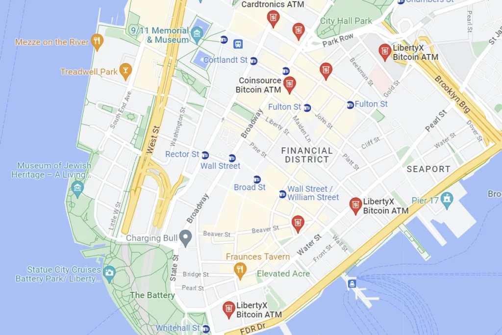 Bitcoin ATM Near Me – Financial District