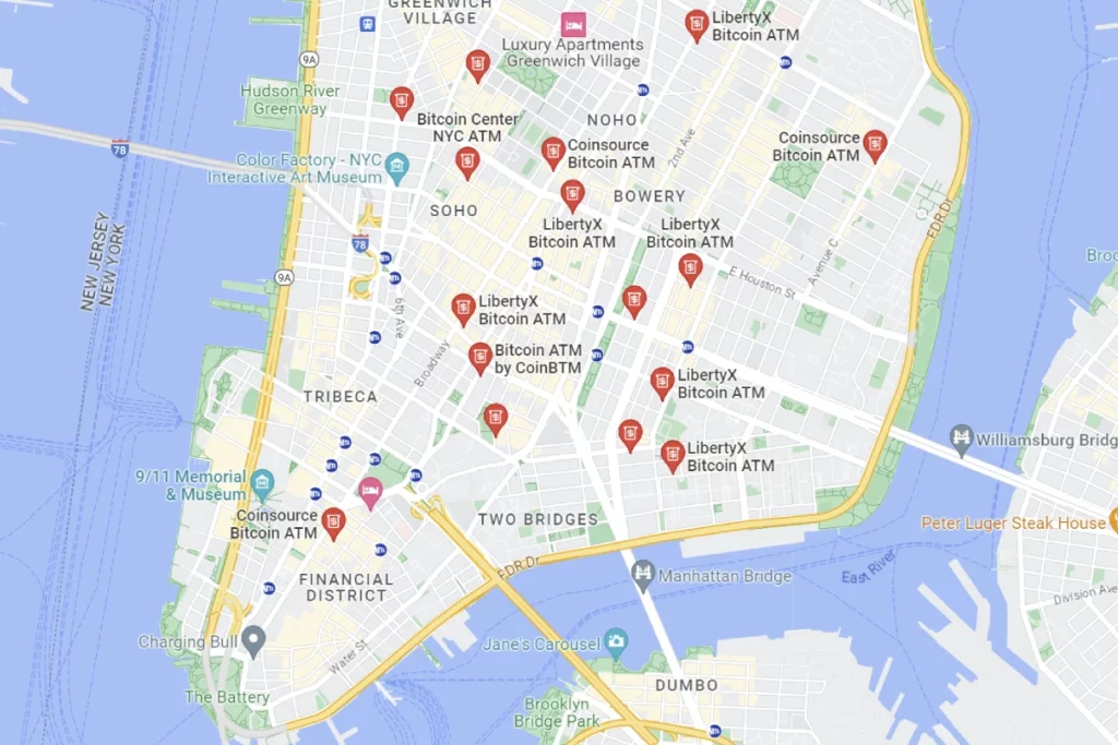 Bitcoin ATM Near Me – Lower Manhattan