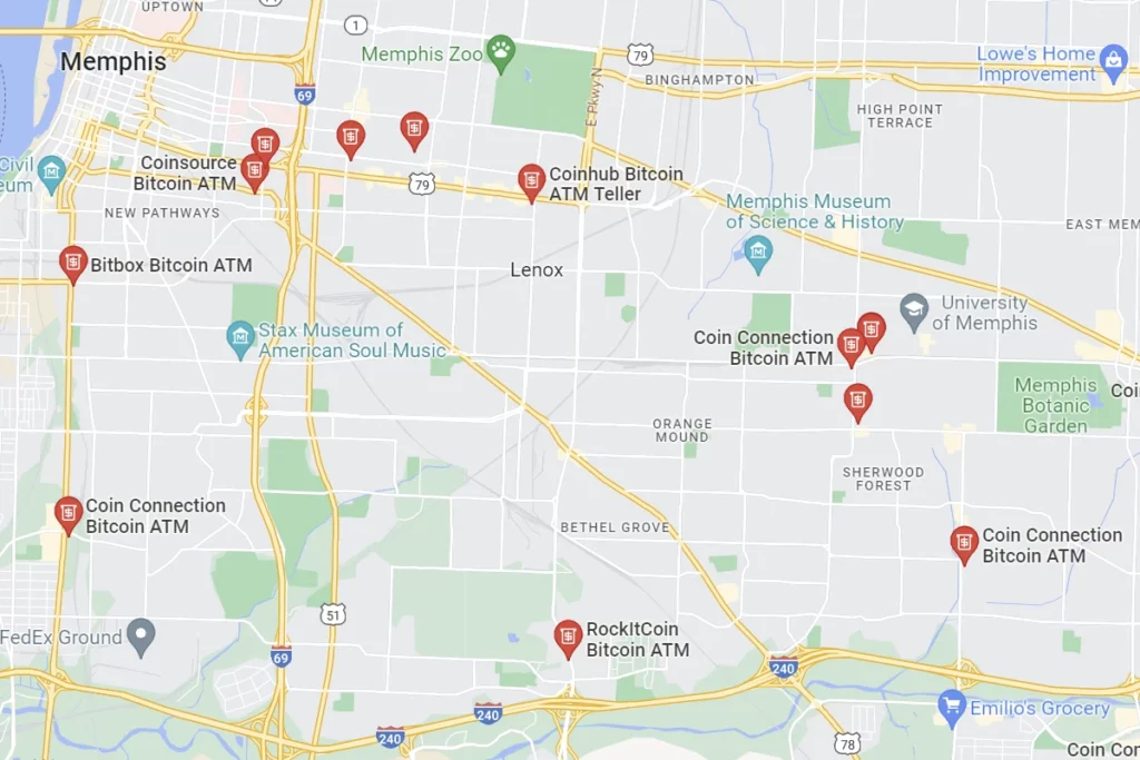 Bitcoin ATM Near Me – Memphis