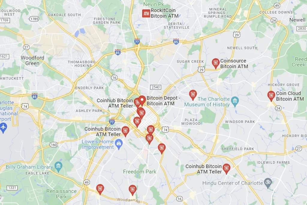 Bitcoin ATM Near Me – Charlotte