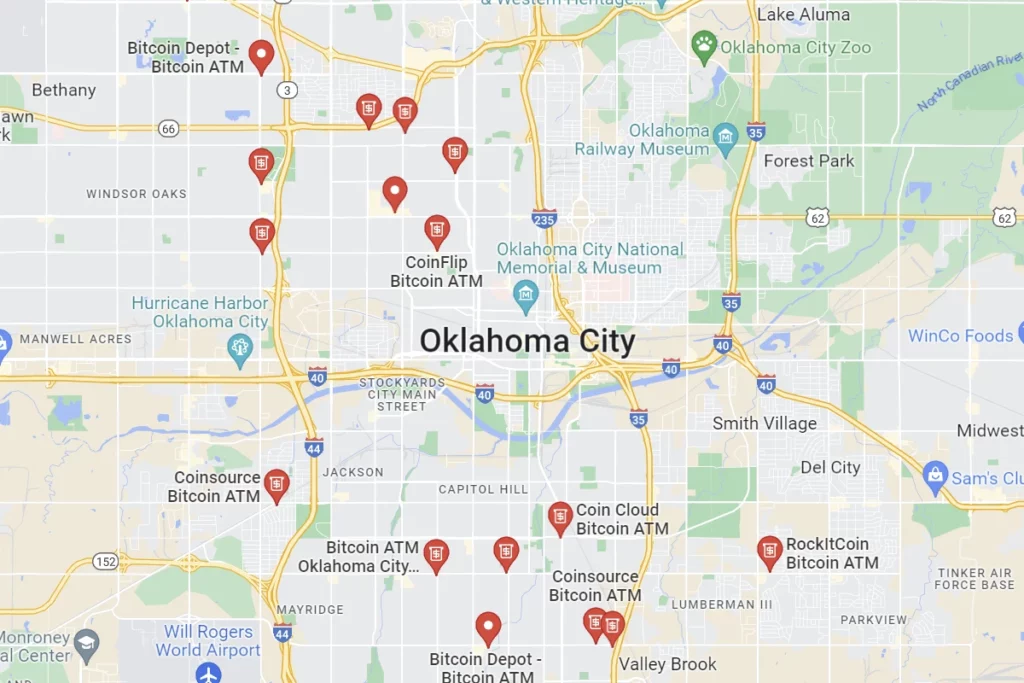 Bitcoin ATM Near Me - Oklahoma City