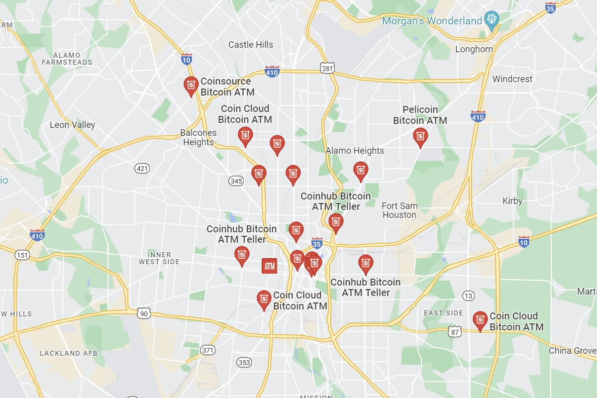 Bitcoin ATM Near Me - San Antonio