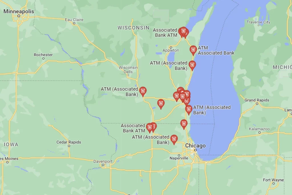 Associated Bank ATM Locations Near Me