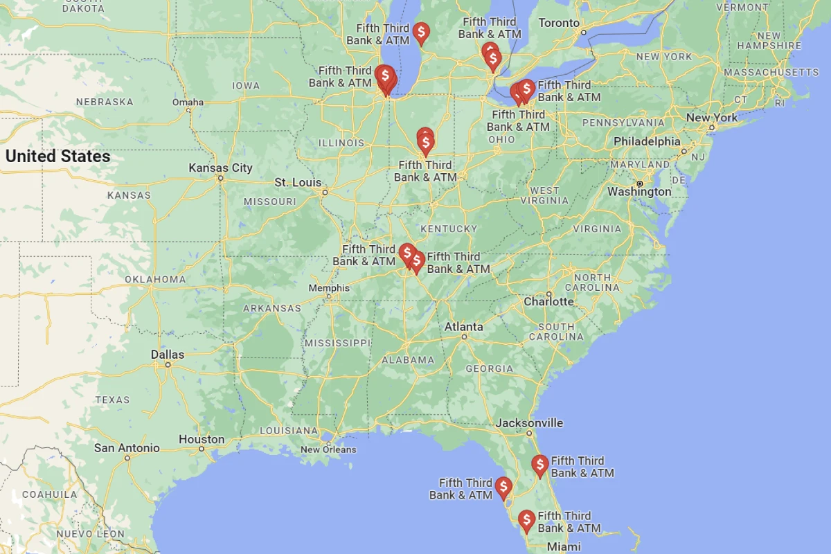 Fifth Third Bank ATM Locations Near Me