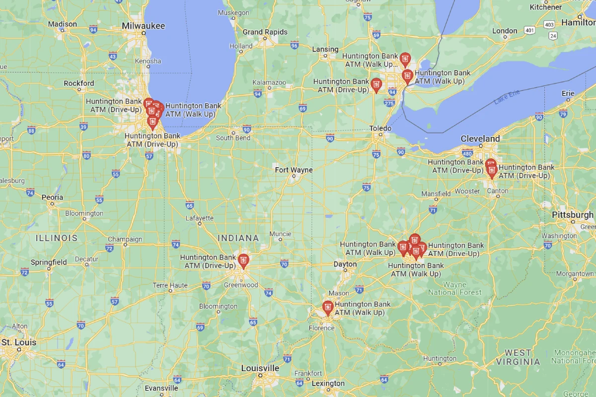 Huntington Bank ATM Locations Near Me