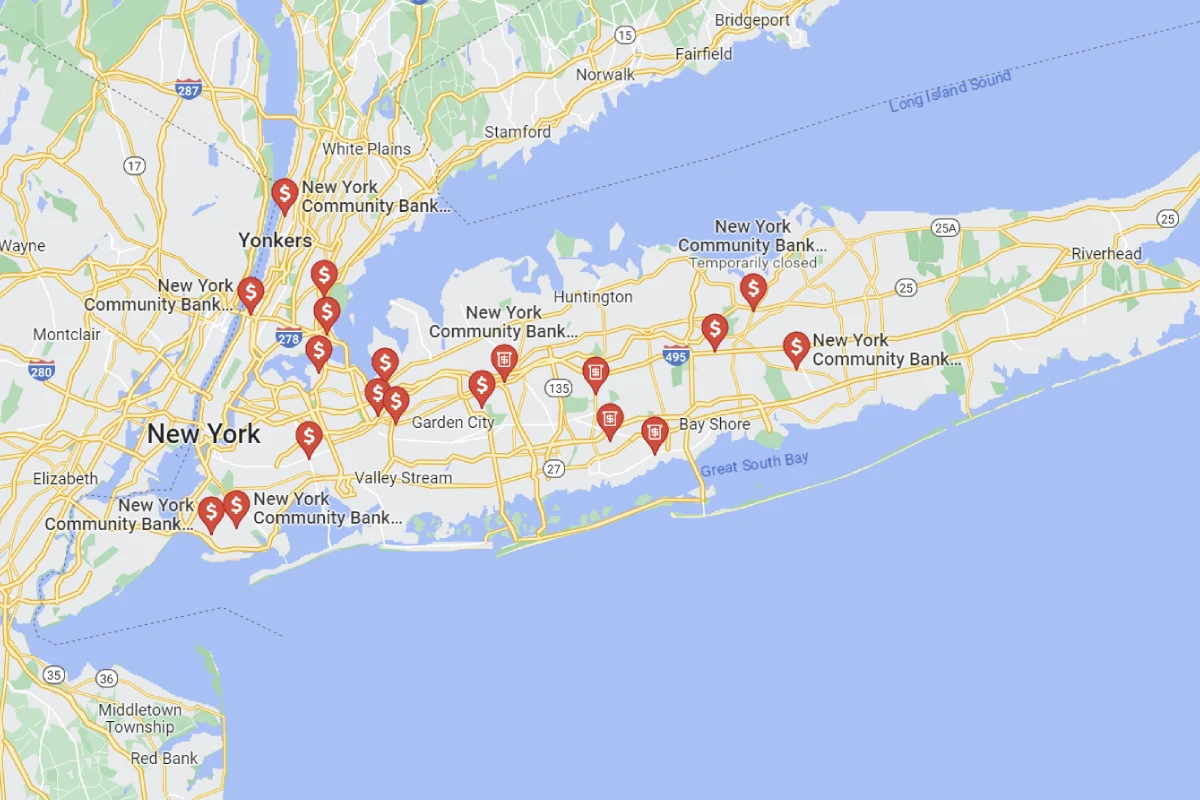 New York Community Bank ATM Locations Near Me